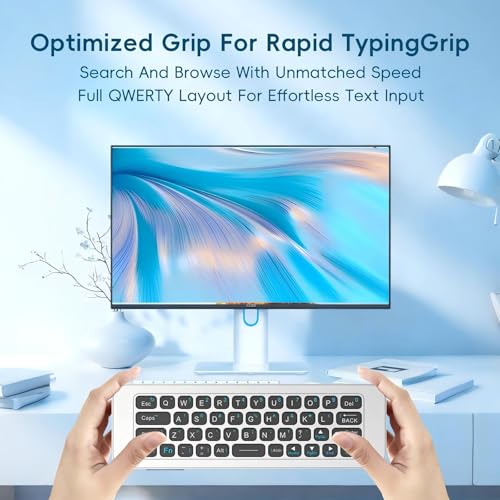 Bluetooth Air Mouse Remote Keyboard, 2.4G Wireless Keyboard Combo | Plug & Play • Handheld Remote Control • ndroid TV Box, PC, HTPC, Smart TV, Projector
