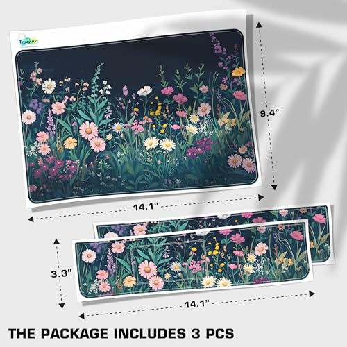 Laptop Skin Decal HP 15.6" - Botanical, Laptop Cover Sticker, No Cutting Required, No Bubble, Waterproof, Scratch Resistant - Including Wide Screen and Wrist Pad - size: 15.6 inch