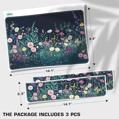 Laptop Skin Decal HP 15.6" - Botanical, Laptop Cover Sticker, No Cutting Required, No Bubble, Waterproof, Scratch Resistant - Including Wide Screen and Wrist Pad - size: 15.6 inch