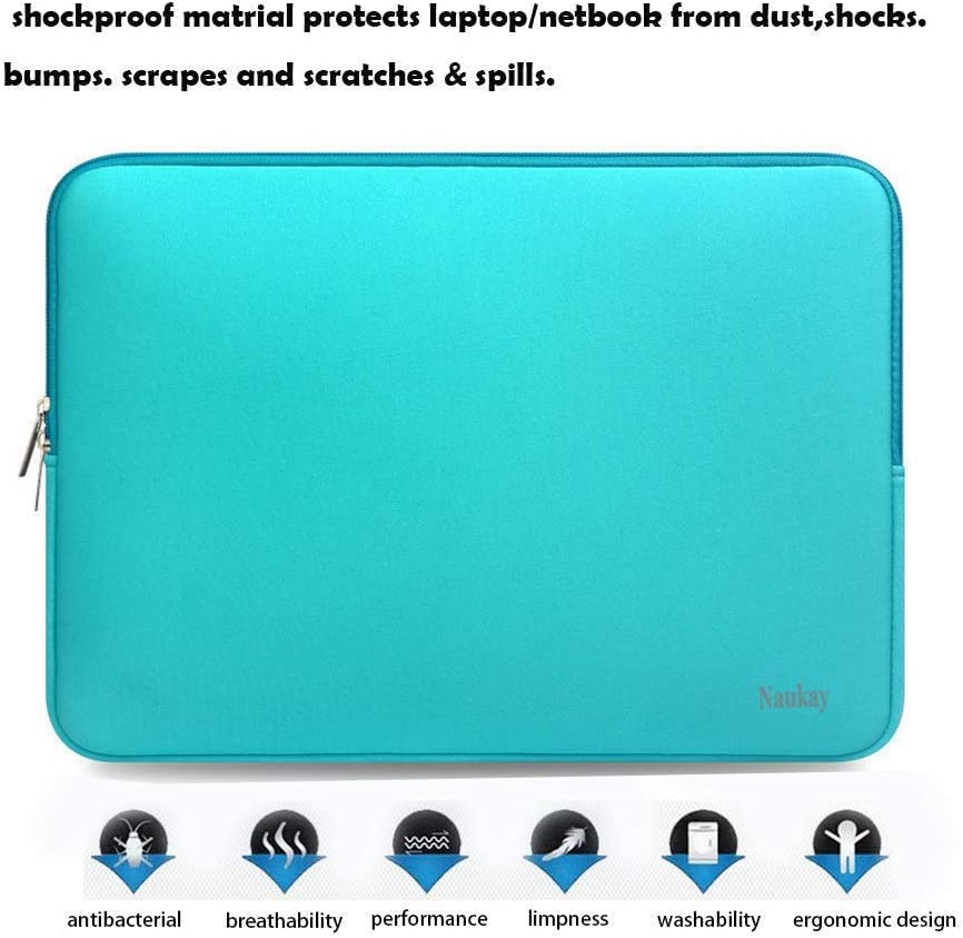 13 Inch Laptop Case,Resistant Neoprene Laptop Sleeve/Notebook Computer Pocket Case/Tablet Briefcase Carrying Bag Compatible with MacBook Pro,MacBook Air,Notebook Computer, (Blue) - color: Blue, size: 13.3 inch