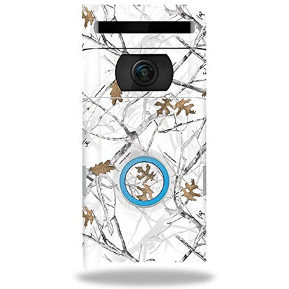 MightySkins Skin Compatible with Ring Doorbell 2 - Conceal Snow | Protective, Durable, and Unique Vinyl Decal wrap Cover | Easy to Apply, Remove, and Change Styles | Made in The USA - color: Conceal Snow