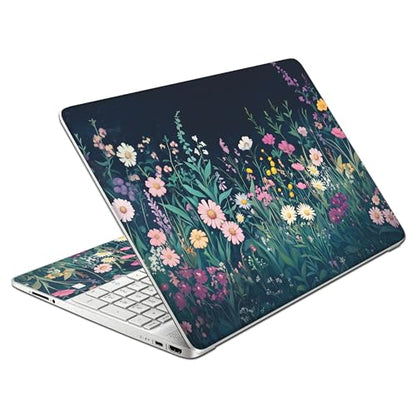 Laptop Skin Decal HP 15.6" - Botanical, Laptop Cover Sticker, No Cutting Required, No Bubble, Waterproof, Scratch Resistant - Including Wide Screen and Wrist Pad - size: 15.6 inch