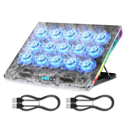AICHESON Gaming Laptop Cooling Pad and 2 USB A to A Cable Set