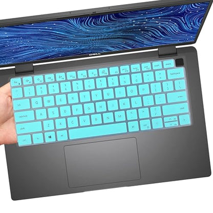 Keyboard Cover for Dell Latitude 3000 3340 13.3"(2023), Dell Latitude 5320 5330 5340 5350 13.3, Dell Latitude 7320 7330 7340 7350 13.3", Dell Latitude 7340 13.3" Laptop Keyboard Skin-HotBlue - color: HotBlue