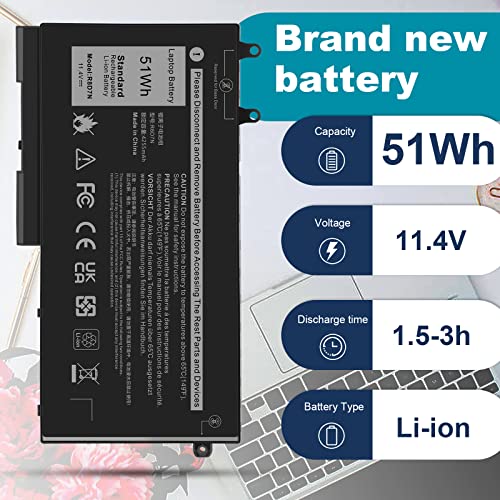 R8D7N 4GVMP 1V1XF Laptop Battery Compatible with Dell Precision 3540 M3550 Latitude 5400 5410 5500 5510 Inspiron 7590/7591/7791 2-in-1 Series P80F P80F001 P84F H82T6 0C5GV2 W8GMW 0W8GMW 0R8D7N - size: 7.13*3.78*0.28inch R8D7N