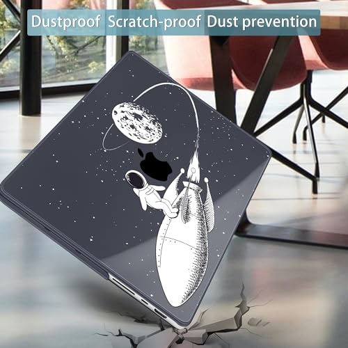 Mektron Case for M5 MacBook Pro 14 inch 2026 Model A3427 A3426 Fit 2025-2021 Model A3434 A3112 M4 A3112 A3401 A3185 M3 A2918 A2992 M2 A2779 M1 A2442 Pro/Max Cover for MacBook Pro 14", Astronauts - color: Astronauts