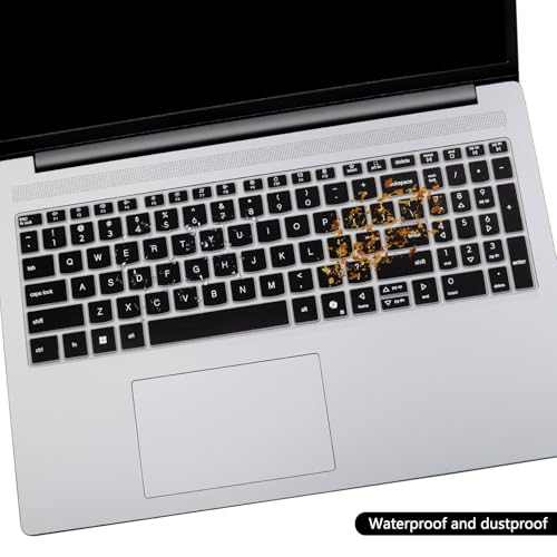 Keyboard Cover for 2025 Lenovo IdeaPad Slim 3 3i 3X 15 16" 15AHP10 15IRH10 15IRU10 15Q8X10 16ARP10 16IRH10, IdeaPad Slim 5 5i 16" 16AHP10 16IRH10 16IRH10R-Black - color: Black