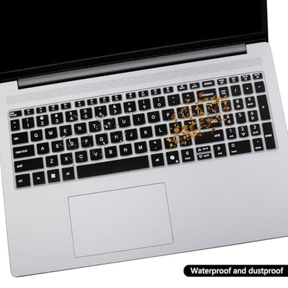 Keyboard Cover for 2025 Lenovo IdeaPad Slim 3 3i 3X 15 16" 15AHP10 15IRH10 15IRU10 15Q8X10 16ARP10 16IRH10, IdeaPad Slim 5 5i 16" 16AHP10 16IRH10 16IRH10R-Black - color: Black