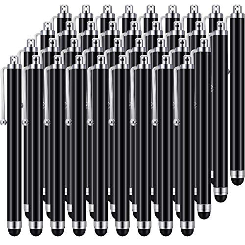 Outus 36 Pack Stylus Pen for Touchscreen, Soft Tip for Writing & Drawing, Classroom & Student Use, Teacher School Supplies, Learning, Office & Home(Black) - color: Black