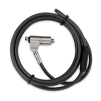 Targus DEFCON Trapezoid Keyed Cable Lock for Laptop Computer and Desktop Security Cable (ASP65GLX) - size: Trapezoid, style: Keyed Cable