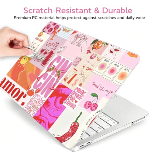 for MacBook Neo 13 inch Case 2026 A3404, Cupid Collage | Protective Printed Matte Hard Shell for Mac Neo Case, Scratch Resistant Snap-On , Precision Fit, and Lightweight Portability - color: Cupid Collage