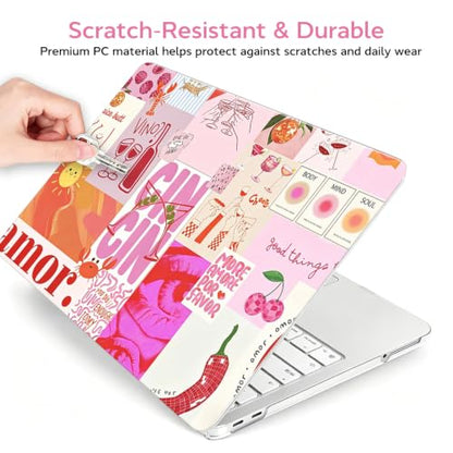 for MacBook Neo 13 inch Case 2026 A3404, Cupid Collage | Protective Printed Matte Hard Shell for Mac Neo Case, Scratch Resistant Snap-On , Precision Fit, and Lightweight Portability - color: Cupid Collage