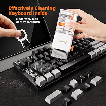 Keyboard Cleaner Laptop Cleaning Kit, Keyboard Cleaning Kit Laptop Cleaner, Electronics Cleaning Tool, White, Blue