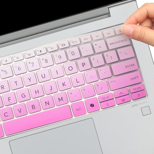 Keyboard Cover for HP ProBook 440 G11 14 & HP ProBook 445 G11 14-inch Laptop Accessories Keyboard Protective Cover Skin (NOT Fit ProBook440 445 G10/G9/G8/G7/G6/G5) -OmbrePurlple - color: OmbrePurlple