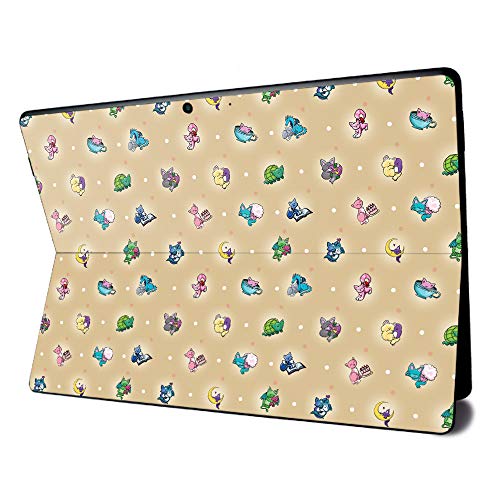 MightySkins Skin for Microsoft Surface Pro X - Cute Kittens | Protective, Durable, and Unique Vinyl Decal Wrap Cover | Easy to Apply, Remove, and Change Styles | Made In The USA - color: Cute Kittens