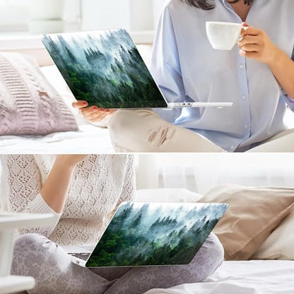 May Chen Compatible with New MacBook Air 13 inch Case 2021, 2020 2019 2018 Release Model: M1 A2337 A2179 A1932, Plastic Matte Hard Shell Case Cover for Mabook Air 13 inch with Retina Dispaly, Forest - color: Forest