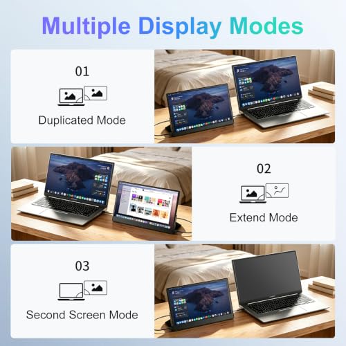 11.6 Inch Small Portable Monitor, HDMI Display Dual USB-C External Monitor for Laptop, Plug&Play Ultra Slim Travel Display PC Phone Xbox PS5 - size: 11.6inch