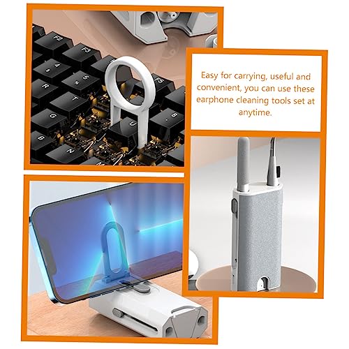 Multifunctional Cleaning Kit for Electronics Includes Keyboard Screen Brush and Headset Cleaning Tools Compact and Portable for Laptops Phones and Headphones
