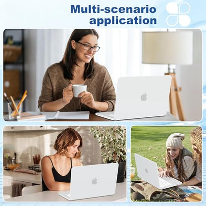 for MacBook Neo 13 inch Case 2026, Ultra-Thin Shockproof Hard Shell Laptop Cover with Keyboard Cover & Screen Protector for MacBook Neo 13" A3404, Matte Transparent - color: Matte Transparent