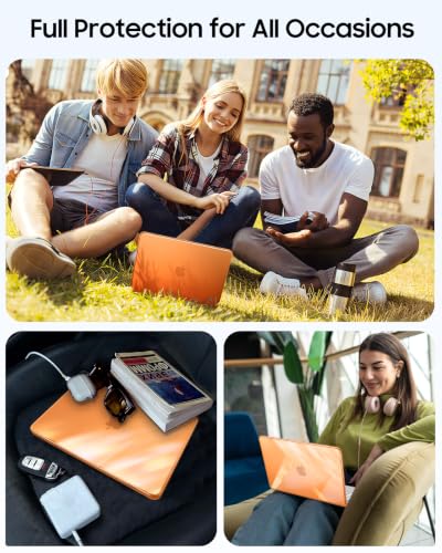 Fintie Case for MacBook Neo 13 Inch A3404 2026, Cosmic Orange | Snap-On Hard Shell Cover, Ultra-Thin, Slim Fit, Lightweight - color: Cosmic Orange