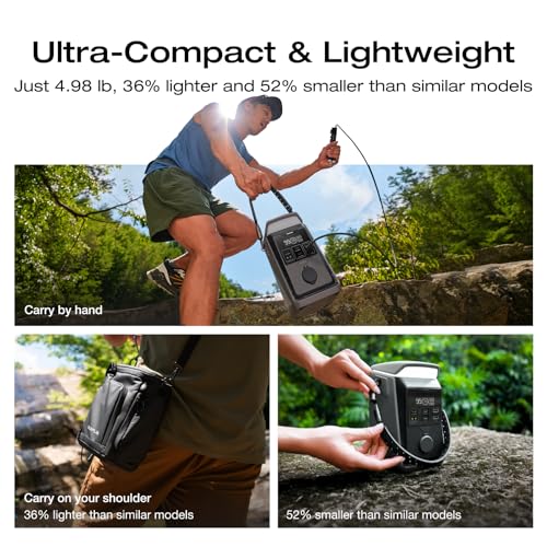 EF ECOFLOW Power Bank Station TRAIL Plus 300 DC, 288Wh 80000mAh, 300W DC | LFP Battery, 140W USB C Output, Solar Generator for Outdoor Camping, Travel, and Emergency (No AC Outlet Included) - style: TRAIL Plus 300