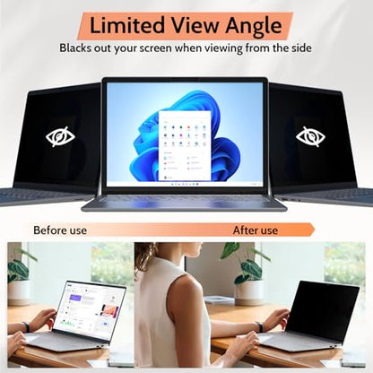 Mamol Magnetic Privacy Screen for 13.5 inch Microsoft Surface Laptop 6/5/4/3/2/1, Removable Anti Spy Glare Blue Light Filter, Surface Laptop Privacy Screen Protector 13.5 in
