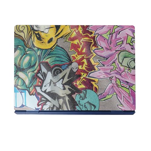 Glossy Glitter Laptop Skin Compatible with Alienware 16/16X Aurora (2025) - Graffiti Wild Styles - Premium 3M Vinyl Protective Wrap Decal Cover - Easy to Apply | Crafted in The USA by MightySkins - color: Graffiti Wild Styles, size: 16/16X Aurora (2025) F