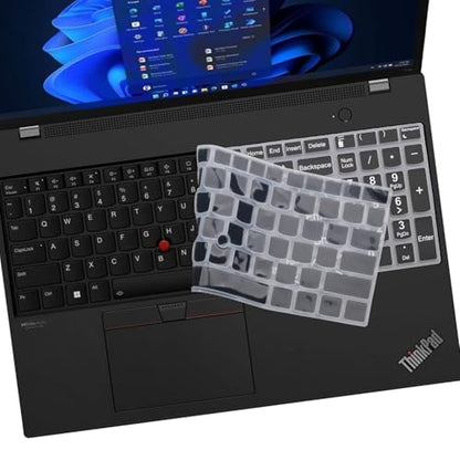 Keyboard Cover for Lenovo ThinkPad E16 L16 P16 P16v (Gen 2/Gen 1) / T16 P16s (Gen 3/Gen 2/Gen 1) 16 inch, Thinkpad L15 Gen 4/3 15.6 inch (Not Fit Thinkpad Z16,L15 Gen 2/1)-DZF - color: DZF