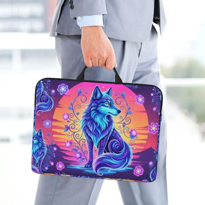 Laptop Case 14 Inch, Soft Shockproof Laptop Sleeve with Handle, Protective Bag - color: Pattern (668)