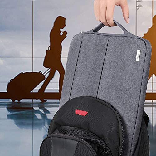 Voova Laptop Sleeve Carrying Case 14 15 Inch Compatible with MacBook Air 15 M2/M3/M4 2022-2025, MacBook Pro 15, Hp Chromebook 14, Waterproof Slim Computer Cover Bag,Grey - color: Grey, size: 14-15 Inch