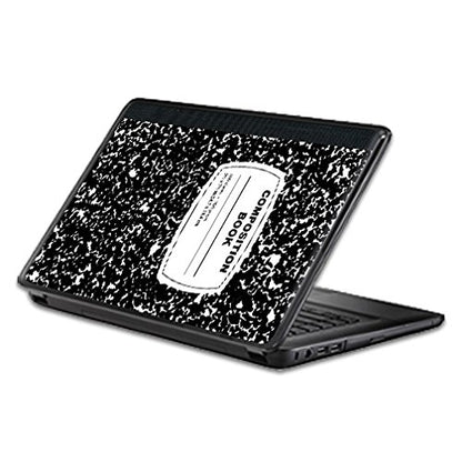 MightySkins Skin Compatible with Universal 15" Screen - Composition Book | Protective, Durable, and Unique Vinyl Decal wrap Cover | Easy to Apply, Remove, and Change Styles | Made in The USA - color: Compositon Book