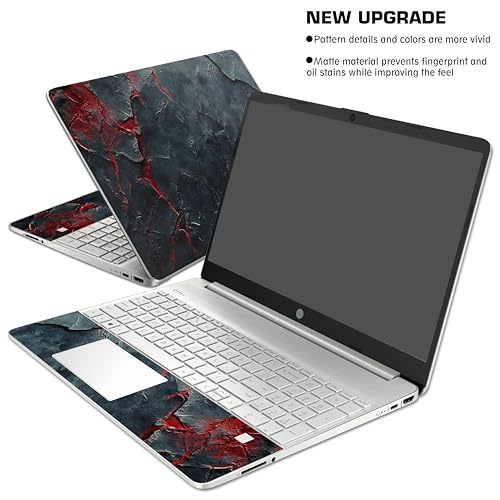 Laptop Skin Decal HP 15.6" - Rustic, Laptop Cover Sticker, No Cutting Required, No Bubble, Waterproof, Scratch Resistant - Including Wide Screen and Wrist Pad - size: 15.6 inch