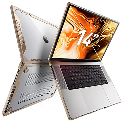 SUPCASE for MacBook Pro 14 Inch Case 2026-2021 (Unicorn Beetle), M5/M4/M3/M2/M1 Pro/Max A3427 A3426 A3434 A3185 A3401 A3112 A2918 A2992 A2779 A2442 Rugged Protective Cover for MacBook Pro 14", Tan - color: Tan