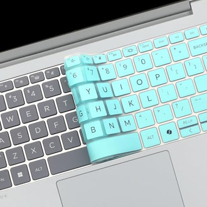 Keyboard Cover for HP ProBook 440 G11 14 & HP ProBook 445 G11 14-inch Laptop Accessories Keyboard Protective Cover Skin (NOT Fit HP ProBook 440 445 G10/G9/G8/G7/G6/G5)-Hotblue - color: Hotblue