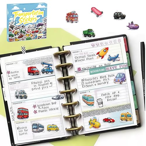 200 Pcs Car Stickers Bulk.Truck Stickers for Kids Classroom Boys Girls School,Construction Pack Sticker for Book Water Bottles Phone Case Laptop - color: Car Stickers