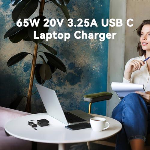 65W USB C Fast Charger Compatible with LG Gram 17" 16" 15" 14" 17Z95P 17Z90Q 17Z90R 17Z90S 16T90P 16Z90P 16Z90Q 16Z90R 15Z95P 15Z90P 15Z90Q 14Z90P 14Z90Q 2-in-1 OLED Thin Lightweight Power Cord