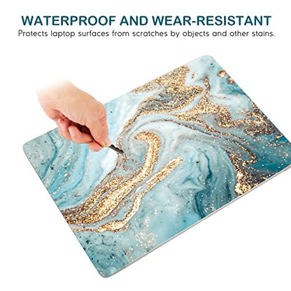 DINKY Laptop Skin Sticker Decal, 12" 13" 13.3" 14" 15" 15.4" 15.6 inch Laptop Universal Reusable Vinyl Skin Stickers Cover Art Decal Notebook PC Personalized Protector-Blue Sand River - color: Blue Sand River