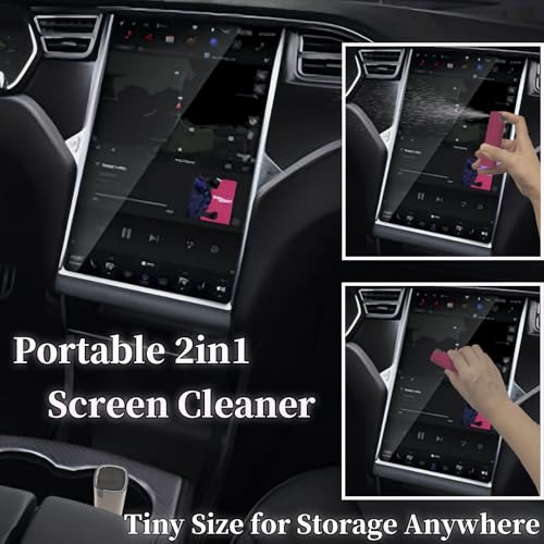 3 Pcs Car Screen Cleaner Accessories, Hatstart Electronic Touch Screens Cleaning Kit for LCD Display TV Laptop Computer Tablet PC Flat Screens, Works with iPhone iPad MacBook Pro - Hot Cute Pink - color: HotPink, LightPink, Pink