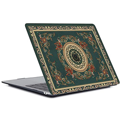 Laptop Case Compatible with Old Version MacBook Pro 13 Inch Case 2012 2011 2010 2009 2008 Release Model A1278 with CD-ROM, Plastic Hard Shell Case Cover & Keyboard Cover Skin - Dark Green - color: 1319 Dark green, size: Pro 13" w/CD-ROM 2008-2012(A1278)