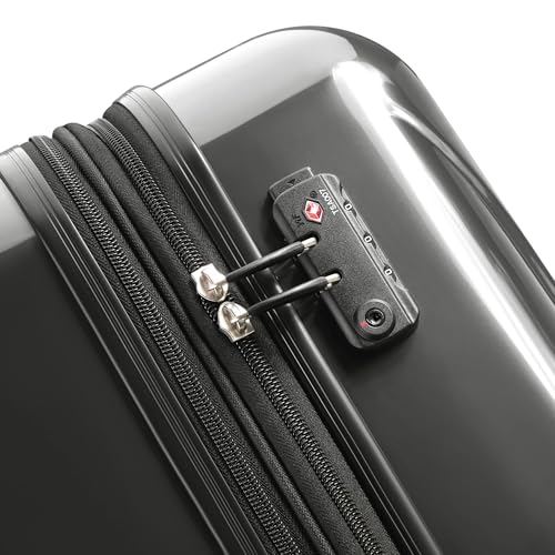 DELSEY PARIS Helium Aero Hardside Expandable Luggage with Spinner Wheels, Titanium, 3-Piece Set (21/24/28) - color: Titanium, size: 3-Piece Set (21/24/28)
