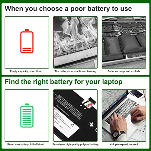 60Wh L17C4PH1 Laptop Battery for Lenovo Yoga 7 Pro Pro-13IKB C930 C930-13IKB C930-131KB 930-13IKB-81EQ 81C4 81EQ 5B10Q82425 5B10Q82426 5B10Q82427 C930-13IK C930-13IKB L17M4PH1 L17M4PH2 L17L4PH2 - size: 11.45*3.78*0.2inch