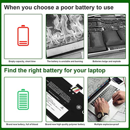 60Wh L17C4PH1 Laptop Battery for Lenovo Yoga 7 Pro Pro-13IKB C930 C930-13IKB C930-131KB 930-13IKB-81EQ 81C4 81EQ 5B10Q82425 5B10Q82426 5B10Q82427 C930-13IK C930-13IKB L17M4PH1 L17M4PH2 L17L4PH2 - size: 11.45*3.78*0.2inch