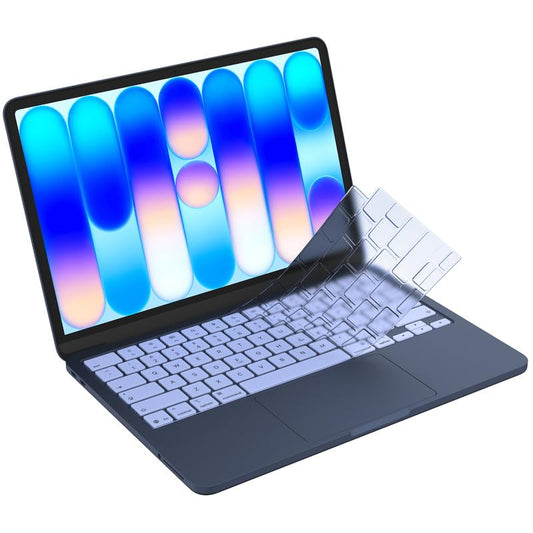 Soonjet Keyboard Cover Skin for 2026 MacBook Neo 13 inch A3404 A18 Pro, Premium Ultra Thin Clear Keyboard Protector, US ANSI Layout (Indigo) - color: Indigo
