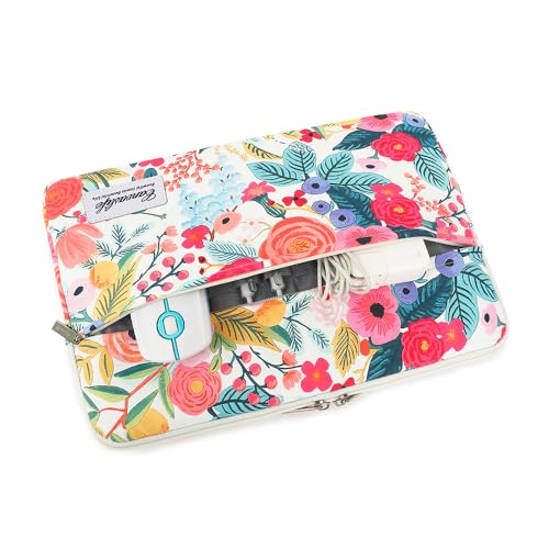 Canvaslife Garden Rose Waterproof Patten Laptop Sleeve 14 inch 14.0 inch Laptop case Bag - color: Garden Rose, size: 14 inch / 14.0 inch