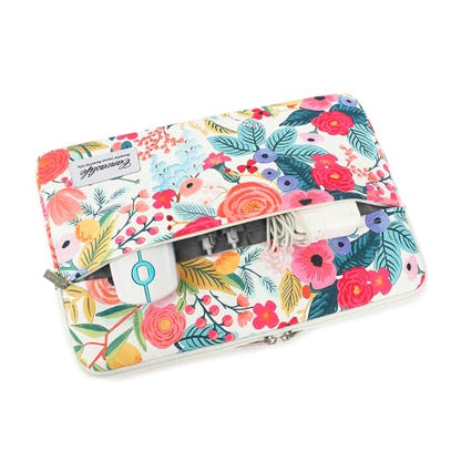Canvaslife Garden Rose Waterproof Patten Laptop Sleeve 14 inch 14.0 inch Laptop case Bag - color: Garden Rose, size: 14 inch / 14.0 inch