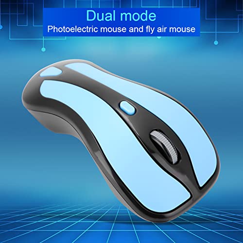 Wireless Optical Air Mouse 2.4G Gyroscope Fly Mouse with USB Nano Receiver, 1600 DPI Dual Mode Presentation Remote for PC Laptop Smart TV Projector