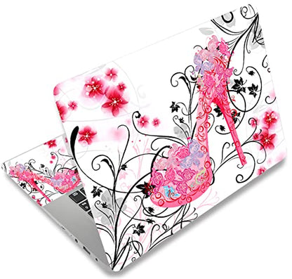 Butterflies High Heel 11.6 13 13.3 14 15 15.4 15.6 Inch Netbook Laptop Skin Sticker Reusable Protector Cover YNEK-124 - color: YNEK-124