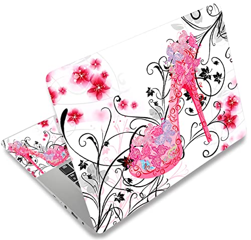 Butterflies High Heel 11.6 13 13.3 14 15 15.4 15.6 Inch Netbook Laptop Skin Sticker Reusable Protector Cover YNEK-124 - color: YNEK-124