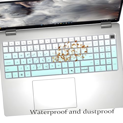 2 PCS Keyboard Cover for 16" Dell Pro 16/Pro 16 Plus/Pro Max 16 PB16250 PB16255 PC16250 PC16255 MC16250 MC16255, Dell Pro Max 18 Plus MB1825 2026-2024 18'' Laptop (NOT FIT Pro 16 Premium DA16250) - color: MGreen+Clear