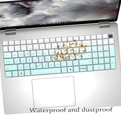 2 PCS Keyboard Cover for 16" Dell Pro 16/Pro 16 Plus/Pro Max 16 PB16250 PB16255 PC16250 PC16255 MC16250 MC16255, Dell Pro Max 18 Plus MB1825 2026-2024 18'' Laptop (NOT FIT Pro 16 Premium DA16250) - color: MGreen+Clear